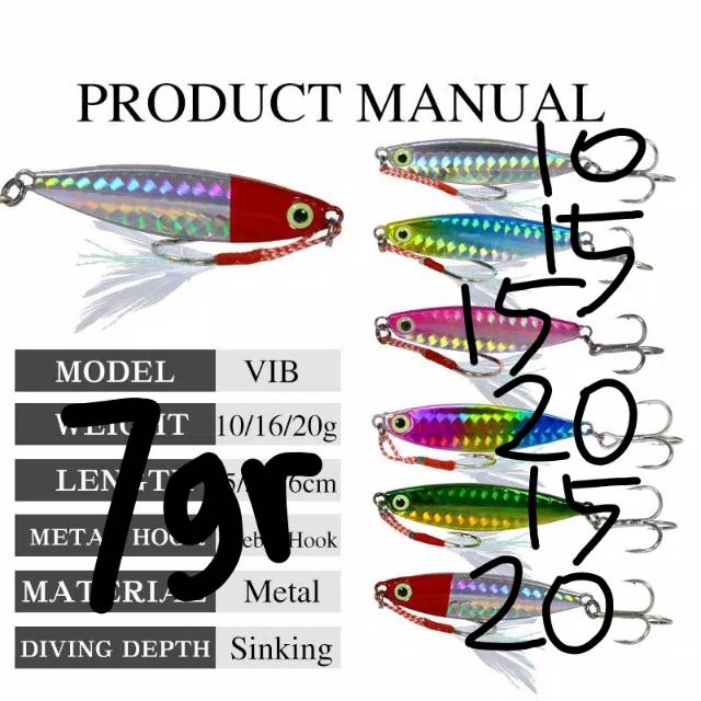 95Pcs 7G Lead jig Fishing Lure Ikan Bass Wobbler Jigging Fishing Lure Bait