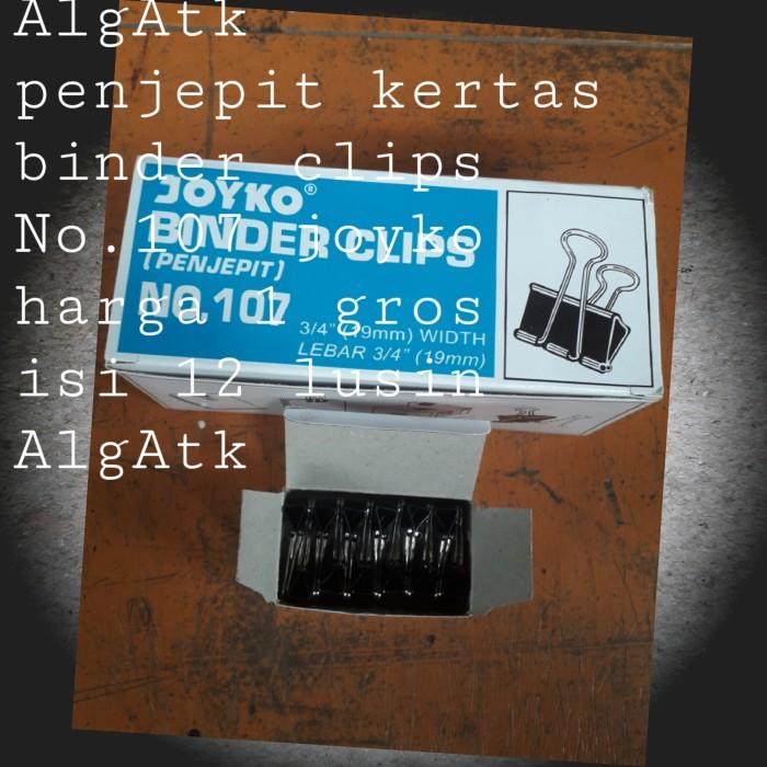 

Klip | Joyko. Binder Clips. Penjepit Kertas No.107.