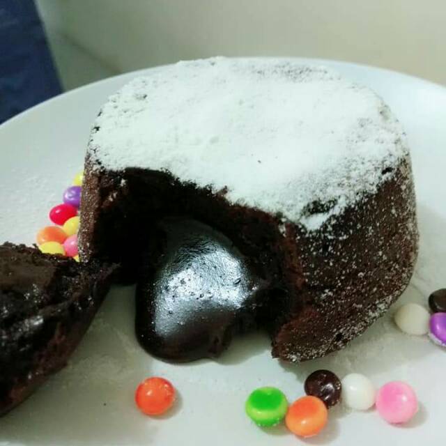 

Papa Peci molten chocolava