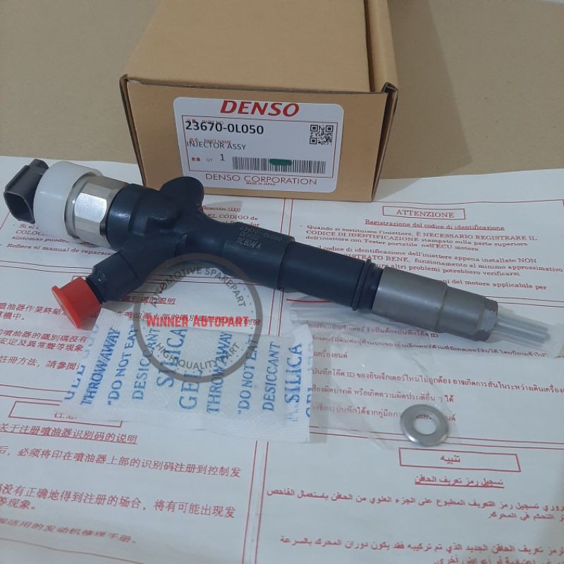 Injector Assy Hilux Diesel 3000cc Denso 23670-0L050 original