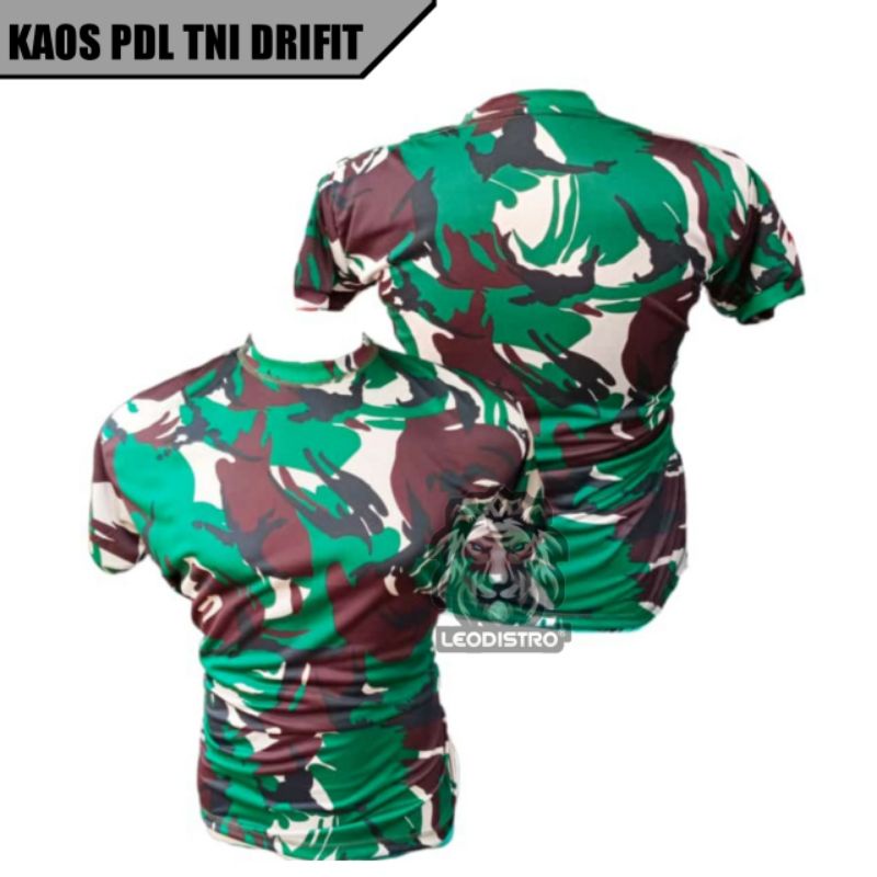 Kaos pdl tni drifit terbaru/kaos pdl loreng/kaos tni ad terbaru