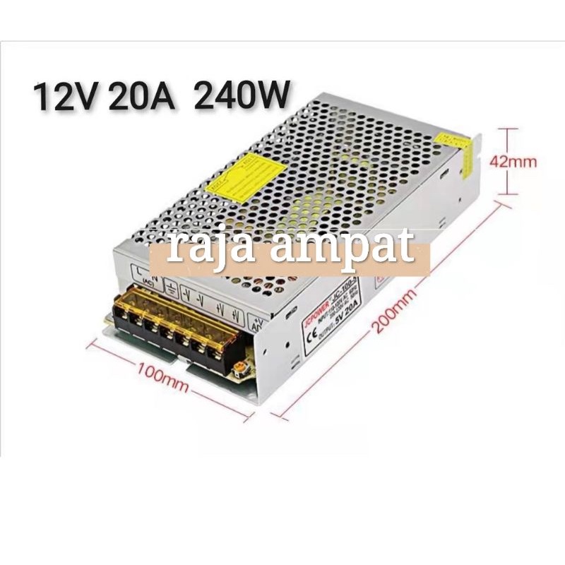 Power supply DC 12V~3A,5A,10A,30A ,BUAT KAMERA CCTV &amp;,LED strip DC 12V