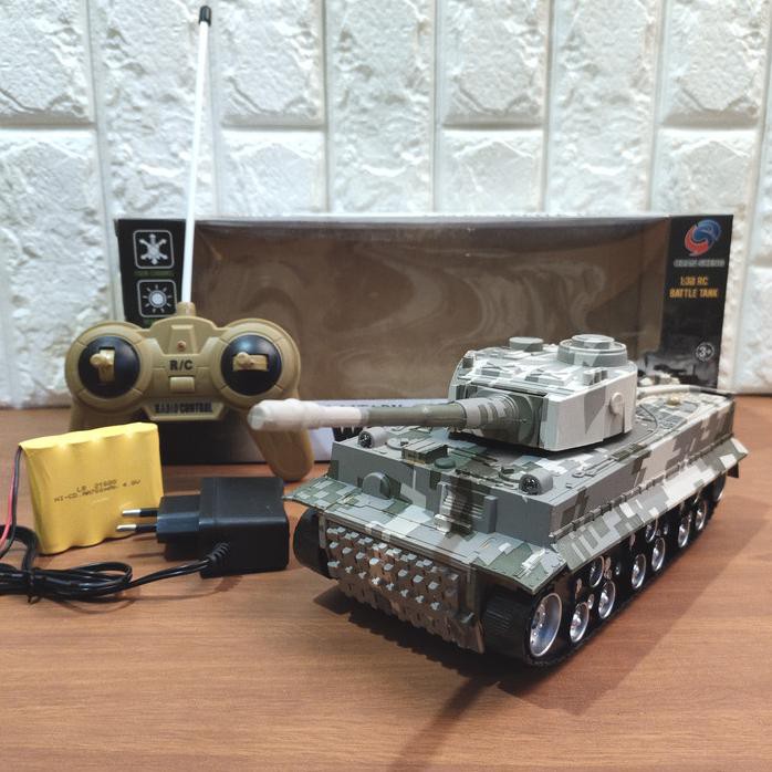 New Mainan Rc Tank Tiger Remote Control Battle Tank