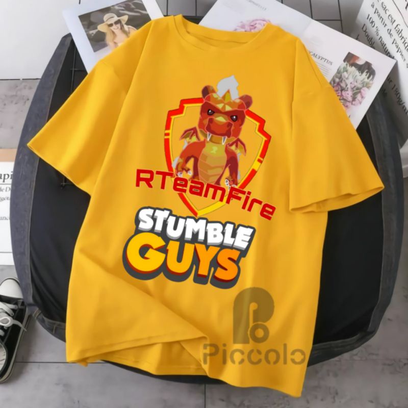 baju kaos anak stumble guys bahan cotton