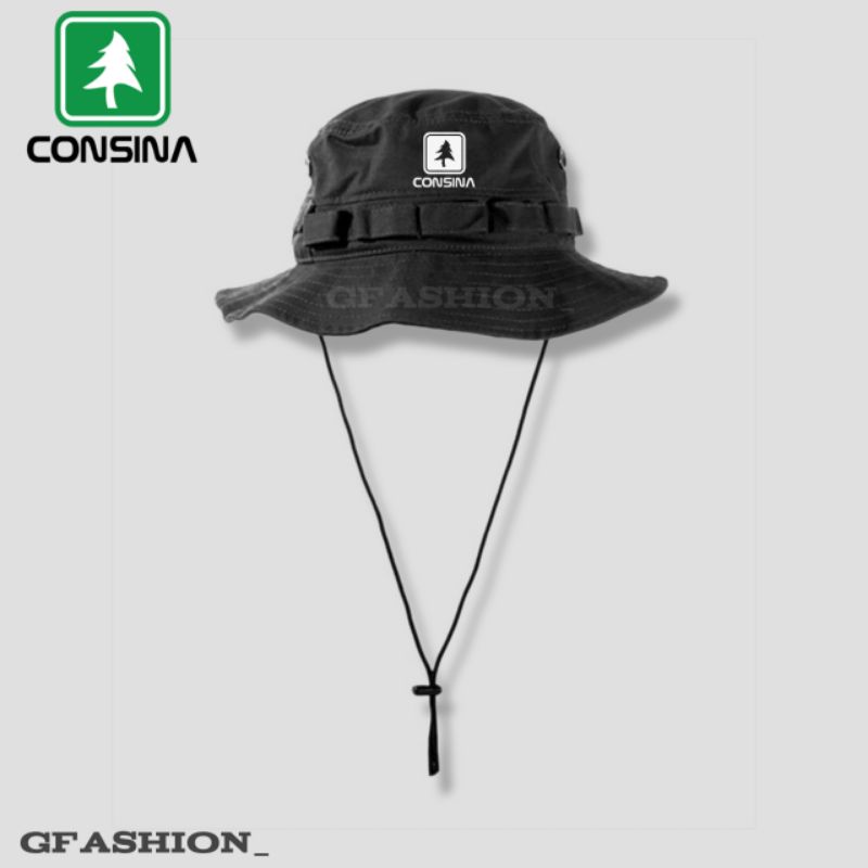 Topi Consina Rimba / Topi Hiking Adventure Jungle Hat High Quality Pria Wanita Dewasa Consina