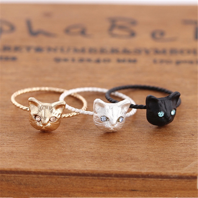 Cincin Desain Cakar Kucing Gaya Korea Untuk Wanita