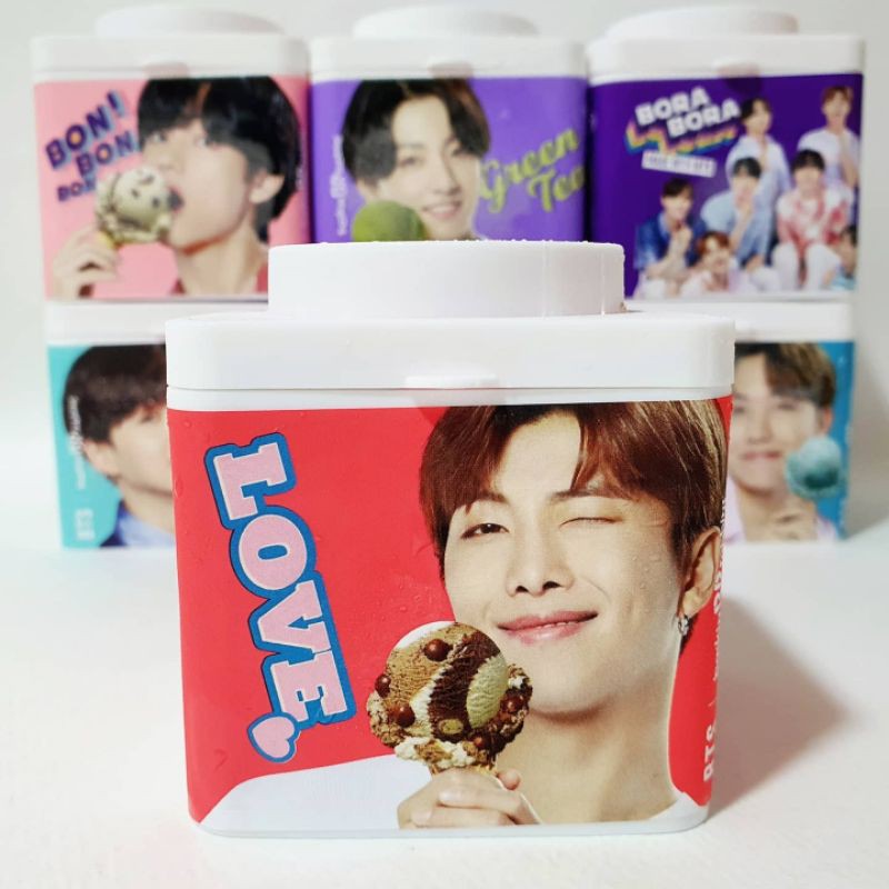 [SHARING] READY STOCK BTS X BASKIN ROBBINS BLOCK PACK + PHOTOCARD - OFFICIAL ORIGINAL PC PHOTO CARD
