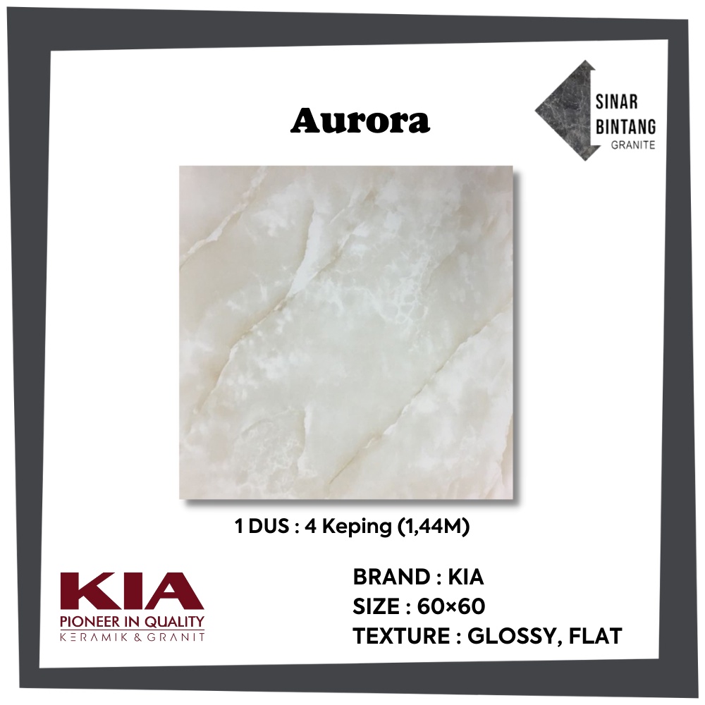Granit 60X60 | Granit Lantai Aurora Beige KIA