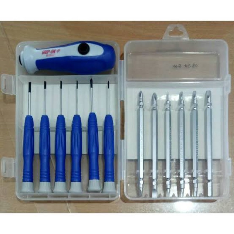 13 IN 1 SCREWDRIVER SET GRIP ON OBENG SERVAGUNA SET