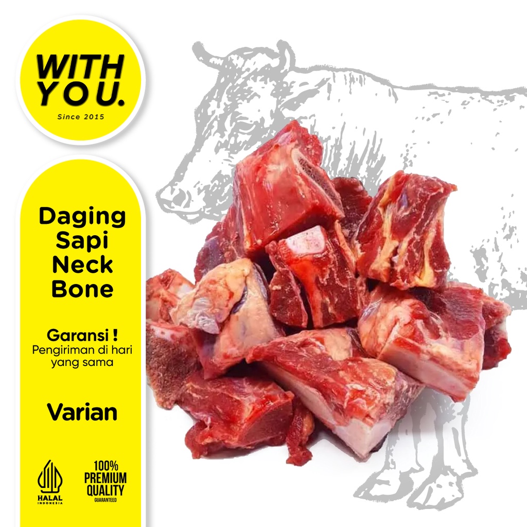 

Beef Neck Bone AUS | Tulang Leher Sapi | Tulang Sop DAGING TEBAL - 500gr