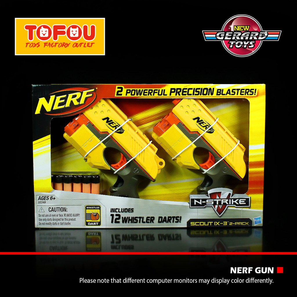Mainan Anak Pistol Nerf Scout IX-3 2-Pack Murah