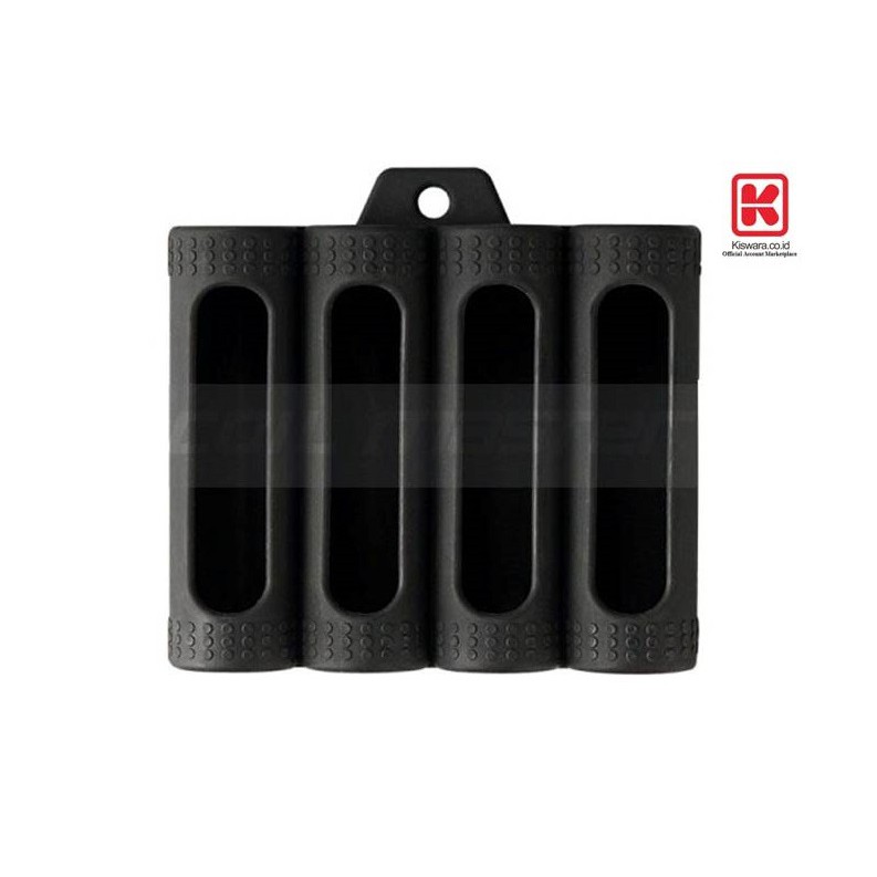 Coil Master Battery Rubber Case 4x18650 - BLACK [Authentic] KiswaraBandung