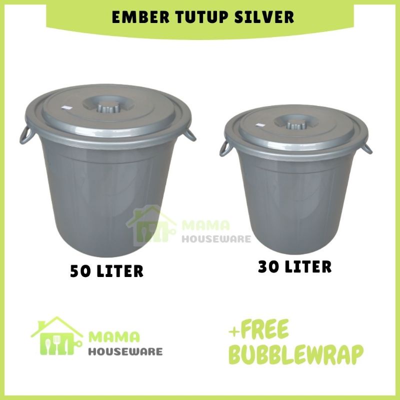 Ember 30 / 50 Liter / Ember Besar / Ember Tutup / Ember Abu / Ember
