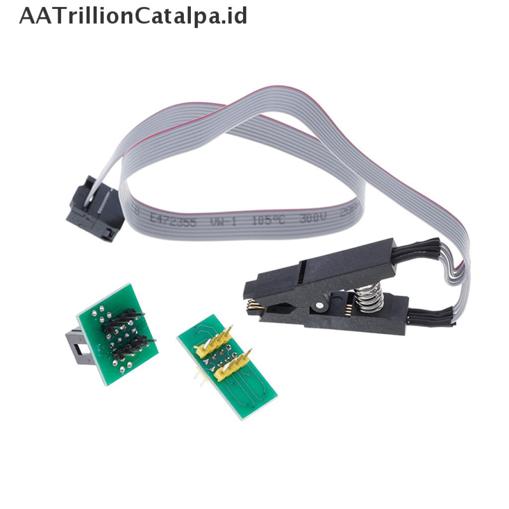 (AATrillionCatalpa) Soic8 SOP8 test clip Untuk EEPROM 93CXX / 25CXX / 24cxxx