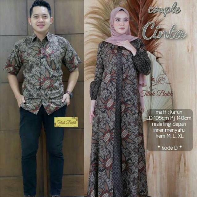 Maura Couple - Sania Ruffle Batik Couple Ori Ndoro Jowi Dnt Garansi Termurah Shopee - Couple Aulia