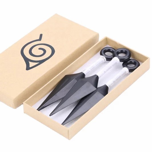 MOMBABY1Tambahan Mainan Kunai Naruto 1 set isi 3 kunai / mainan cosplay naruto