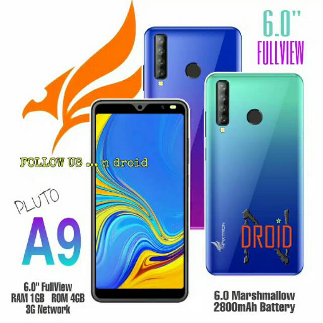 MAXTRON PLUTO A9 - ANDROID 6" - RAM 1GB ROM 4GB