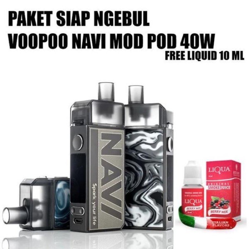 Terbaik voopoo FULLSET NAVI 40W