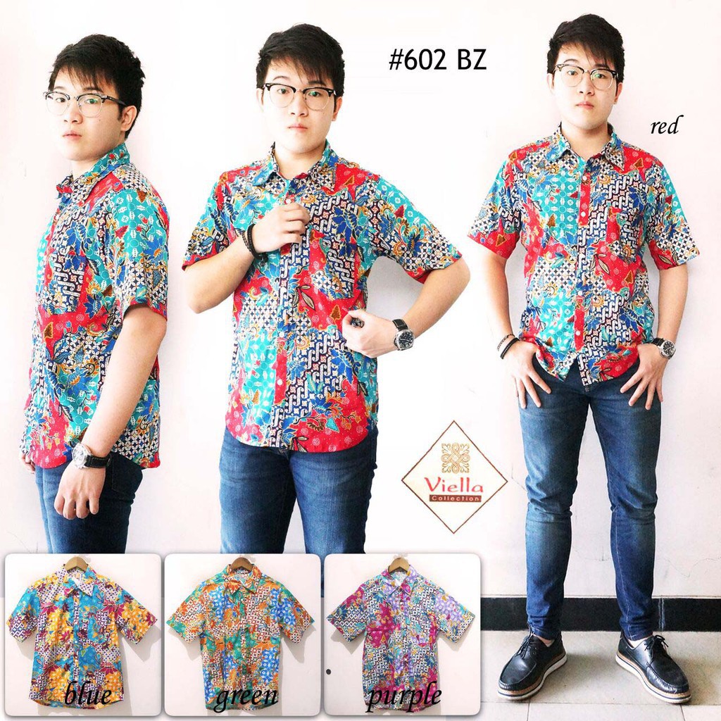 Sale 115 Batik collection kemeja batik pria 602 bz SukanaShop