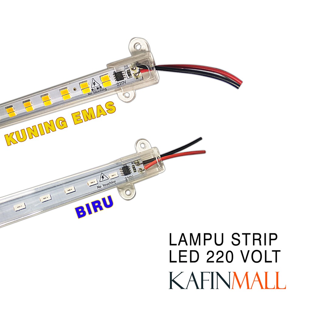 LAMPU LED STRIP Tube Light AC220V  TUBE BAR LAMP 100CM Dekorasi Rumah