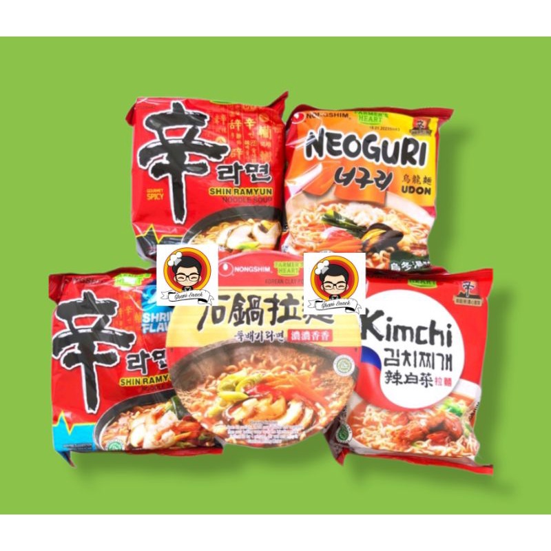 

Nongshim Shin Ramyun All Variant 120gr/Spicy Mushroom/Mie