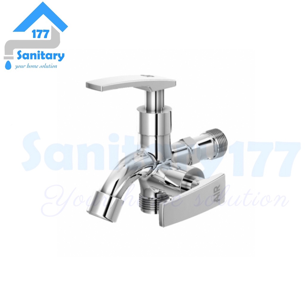 AIR Kran Cabang AIR Engkol Minimalis 5MZ- Keran Air Double Dua Shower Mandi Toilet batroom kamar mandi dobel two way faucet