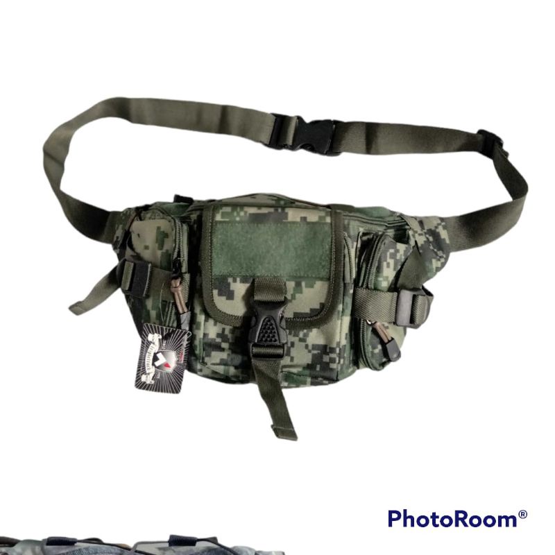 WAISTBAG ARMY TACTICAL 204 TAS SELEMPANG BAHU