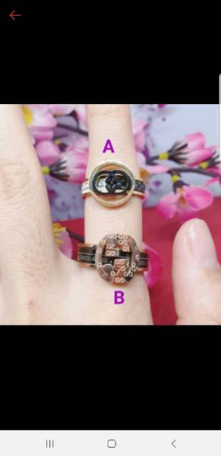 Cincin titanium asli anti karat UK 6-7-8-9