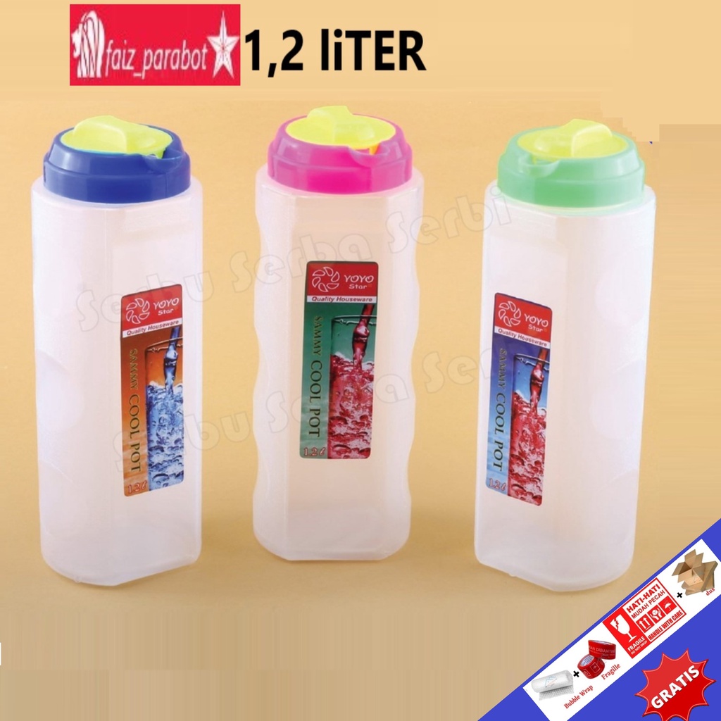 Cool Pot / Botol Minum Kulkas 1,2 liter