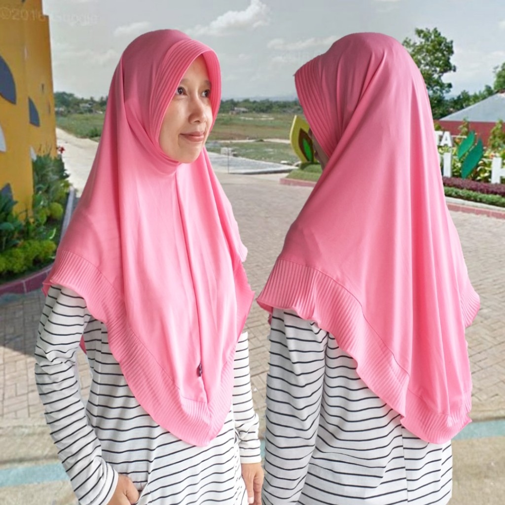 Khimar Dinaya Plisket
