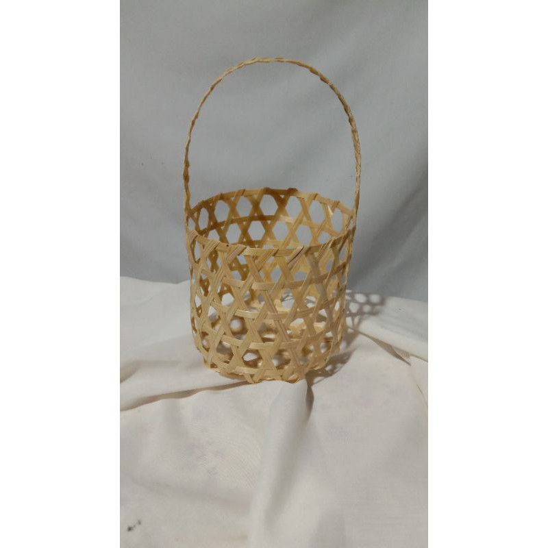 

keranjangbuahAnyamanbambu/Packingalami/bungkusbuah/hampers