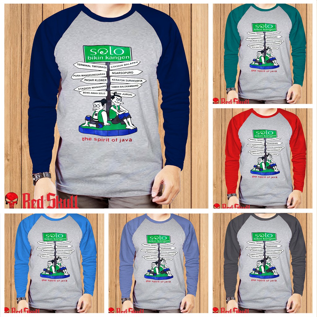 kaos raglan panjang abu misti solo bikin kangen