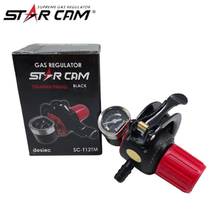 Regulator Gas LPG Tekanan Tinggi Starcam SC-T12TM Star Cam SC T12 TM Meteran