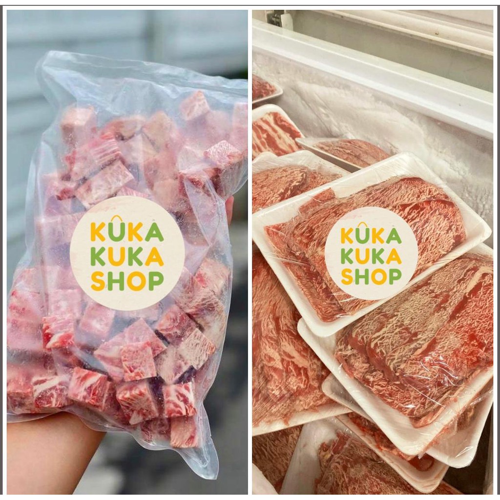 Bundling Wagyu Beef Slice 500gr + Wagyu Saikoro Cubes 500gr