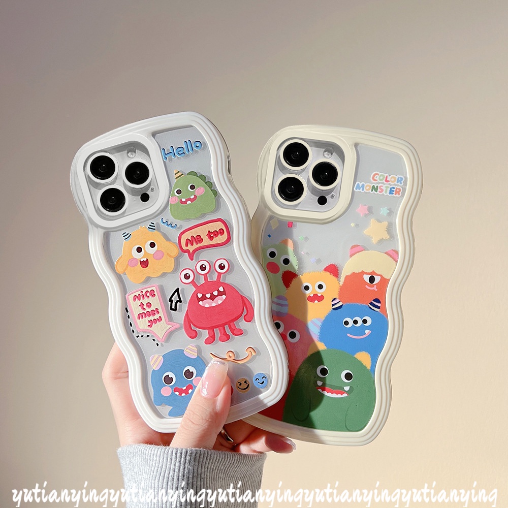 Soft Case TPU Motif Kartun Monster Untuk Realme 5 C35 C21Y C25Y C11 C15 C12 C25 C25s C11 2021 C20 5s 5i 6i C20A C3 C20A C1