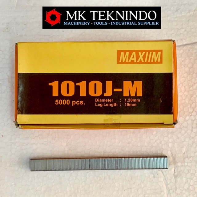 

MAXIIM REFILL AIR NAILER STAPLES STAPLER ISI MATA PAKU TEMBAK 1010J