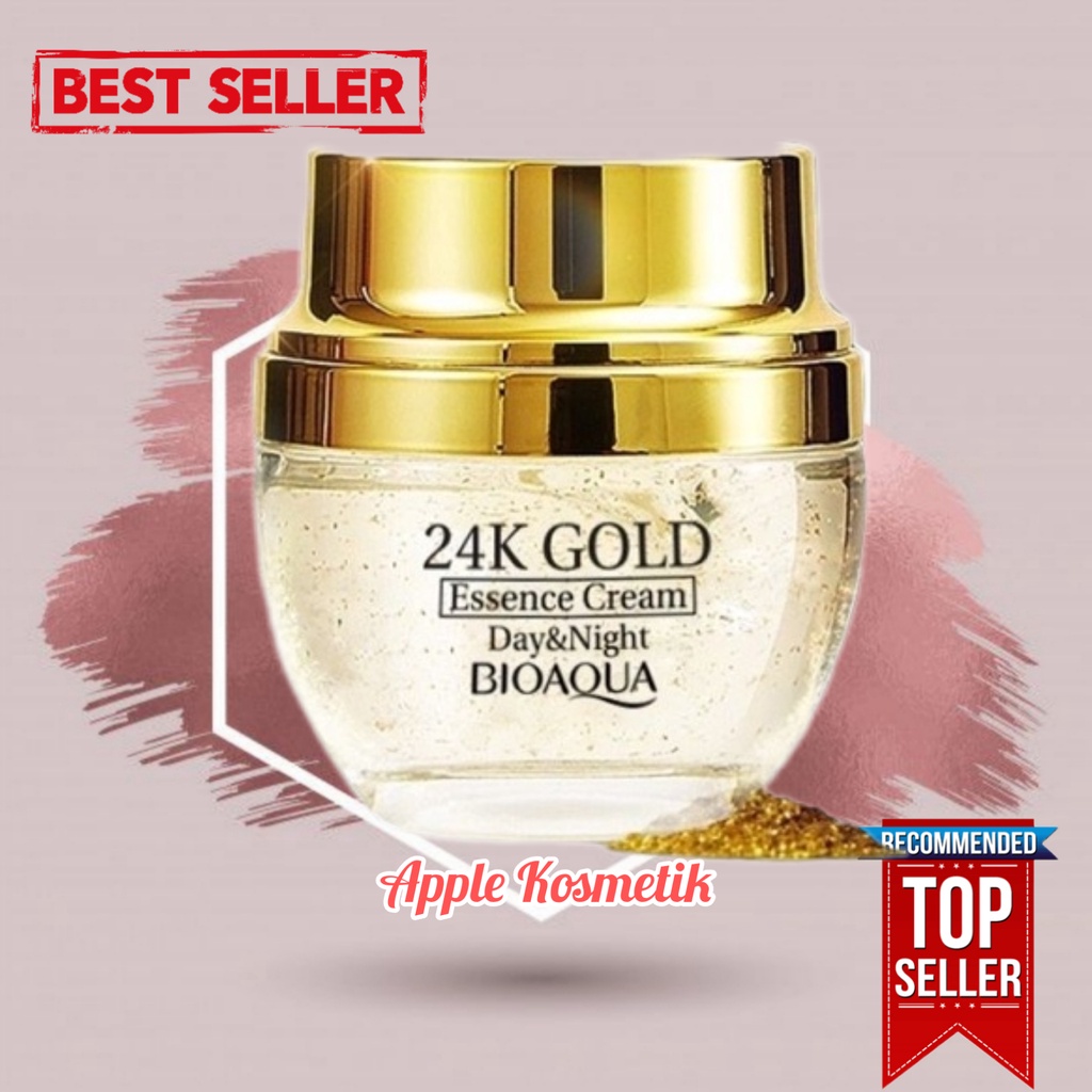 BIOAQUA 24K Gold Essence Cream 50g BPOM NEW !!