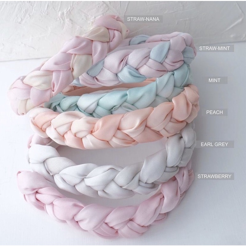 Marshmallow BRAID HANDMADEPITA X MMEHUILLET