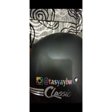 

stiker hologram/warna putih