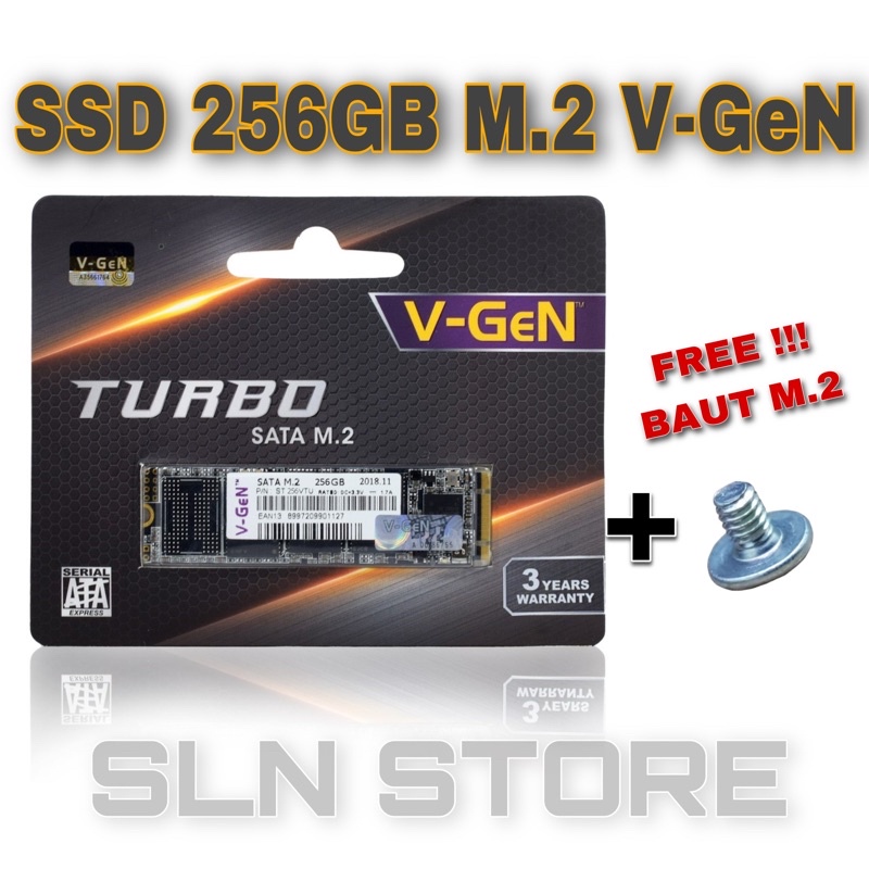 SSD 256GB M.2 / M2 V-GeN Turbo 2280 256 GB/ 250GB Vgen