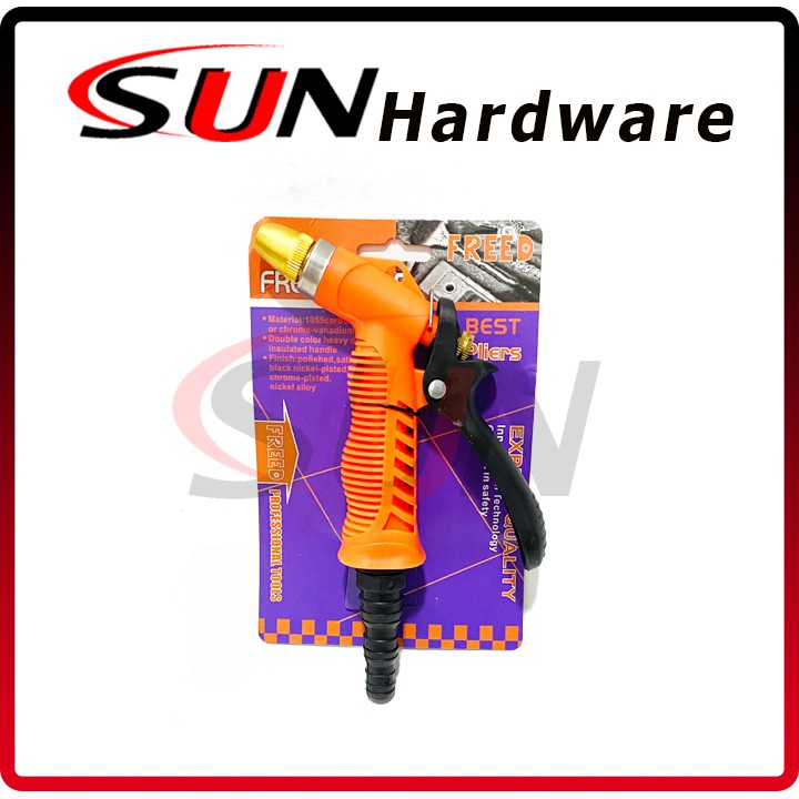 Semprotan air Pistol Putar Kuningan Plastik Hose Nozzle Anti Karat