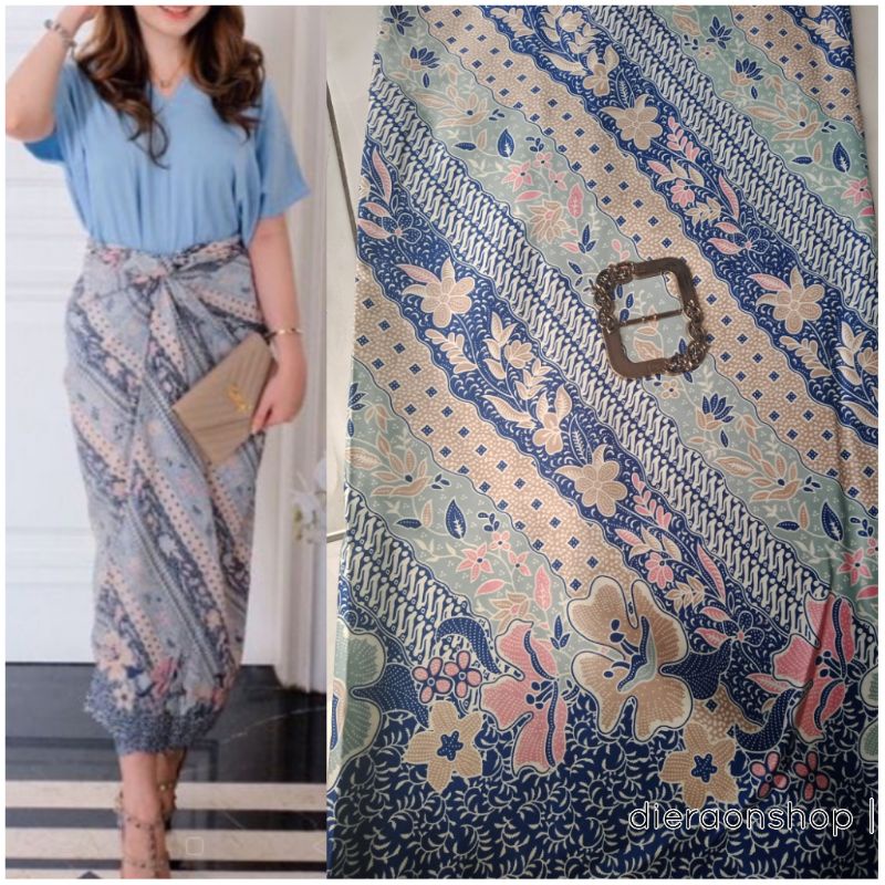 COD PREMIUM ROK LILIT/SERUT BATIK BAWAHAN BATIK rok lilit murah rok batik murah grosir BAWAHAN KEBAYA-LILIT AKASIA BIRU