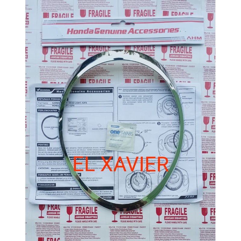 GARNISH HEADLIGHT HEADLAMP LAMPU DEPAN SCOOPY 2021 ORIGINAL AHM