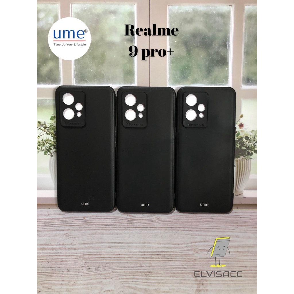 CASE REALME 9 PRO + SILIKON BLACK DOVE PROTECTION REALME 9 PRO PLUS