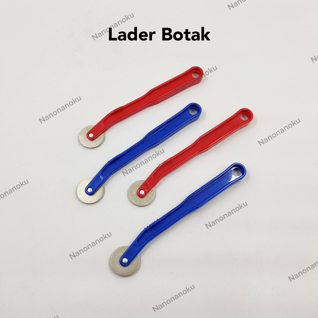 Lader/ Rader Botak/Gundul Bulat Gagang Plastik Baju