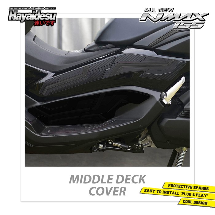 VR27 Hayaidesu All New NMAX 2020 Middle Deck Cover Variasi Body Protector