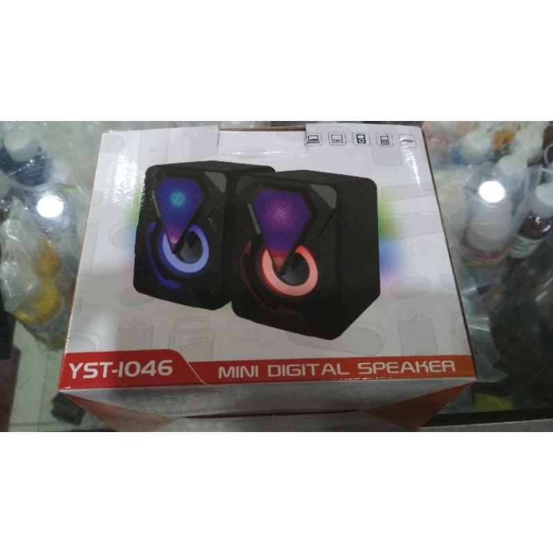 speaker komputer laptop mini digital light