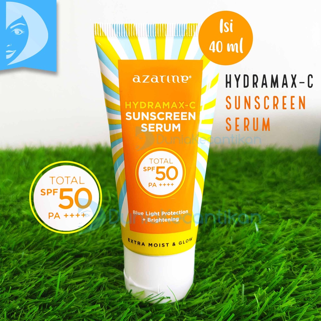 Azarine Hydramax-C Sunscreen Serum SPF 50 PA++++ Sunblock Tabir Surya Azarine Suncreen Lee MinHo / Sunscreen Serum Azarine