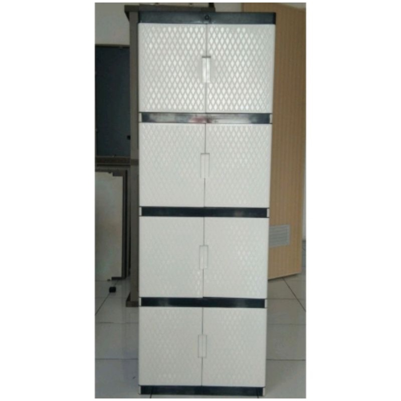 Rak baju 4 susun/Lemari plastik 4 susun