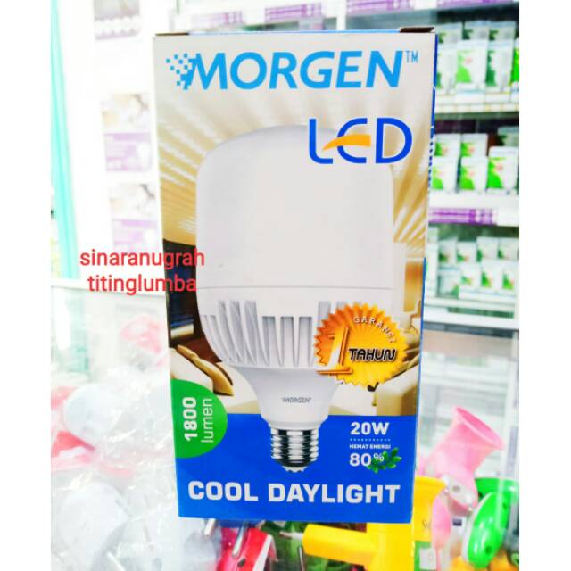 Lampu LED morgen 30 watt GARANSI 1 TAHUN